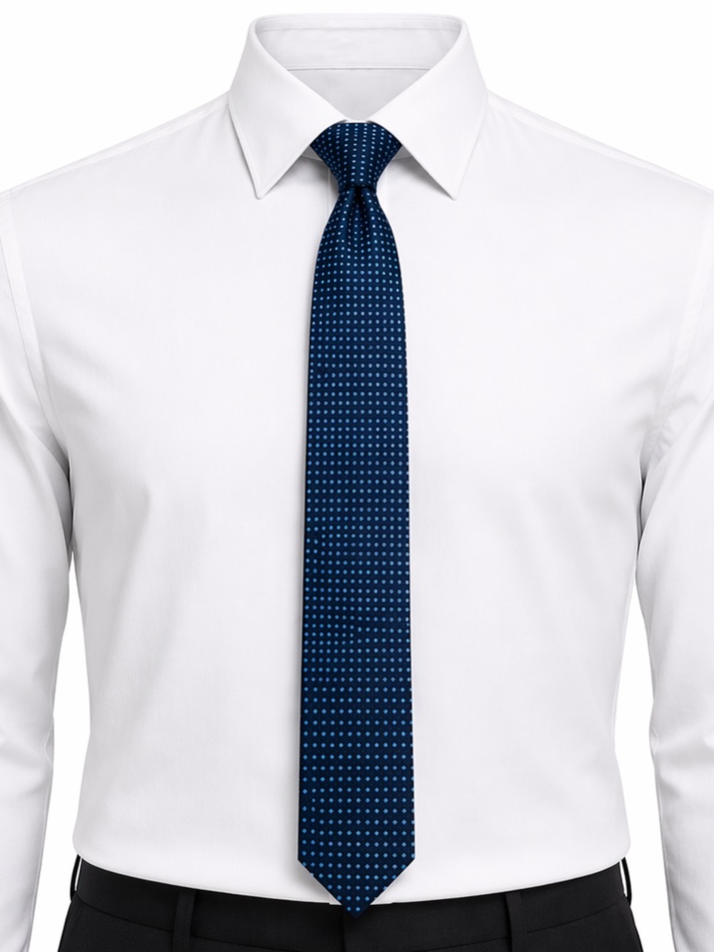 Brooks Brothers blue checkered silk tie